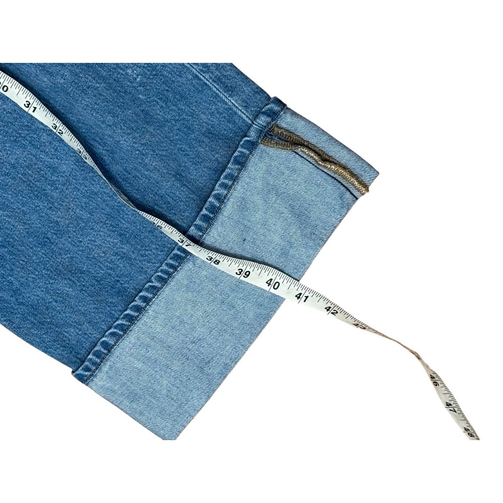 Frame Women's Rolled High Rise Wide Leg Jeans Blue Denim Size 30 Meadow - Picture 7 of 7